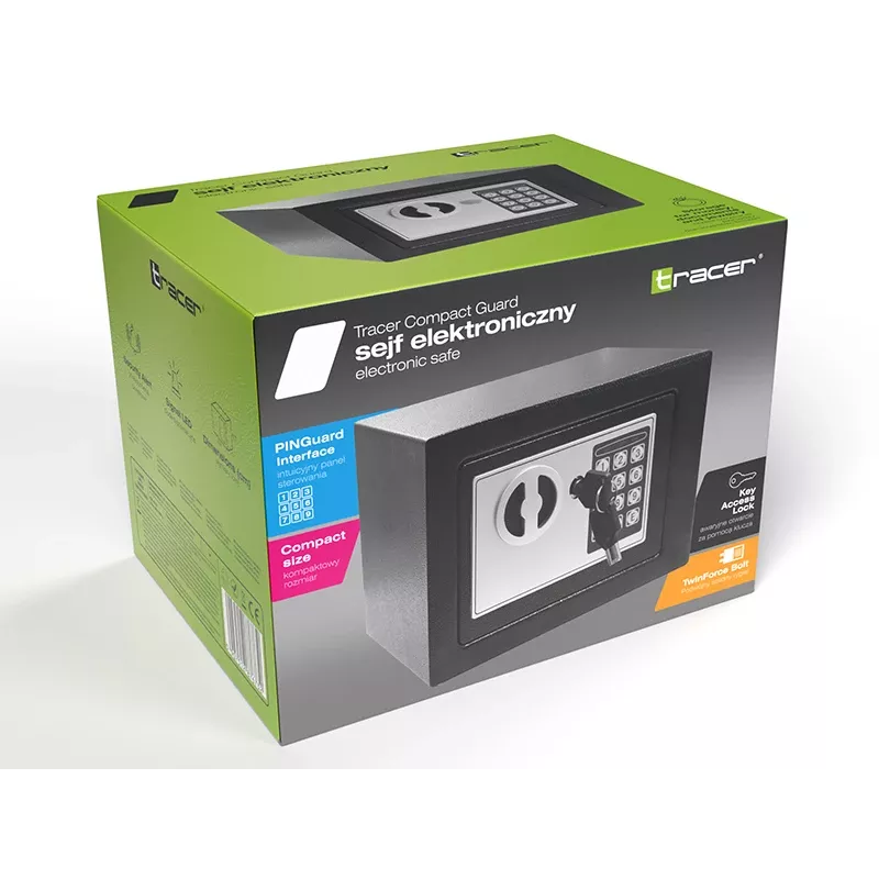 Tracer 47640 Compact Guard caja fuerte electrónica