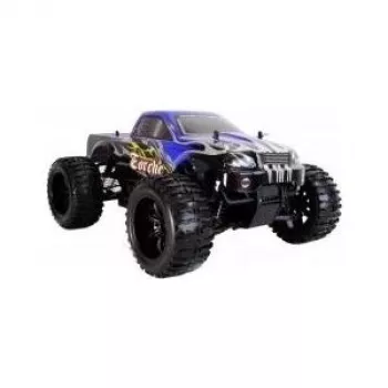 Amewi Torche - Monstertruck - motor eléctrico - 1:10 - Ready-to-Run (RTR) - azul - tracción total (22032)