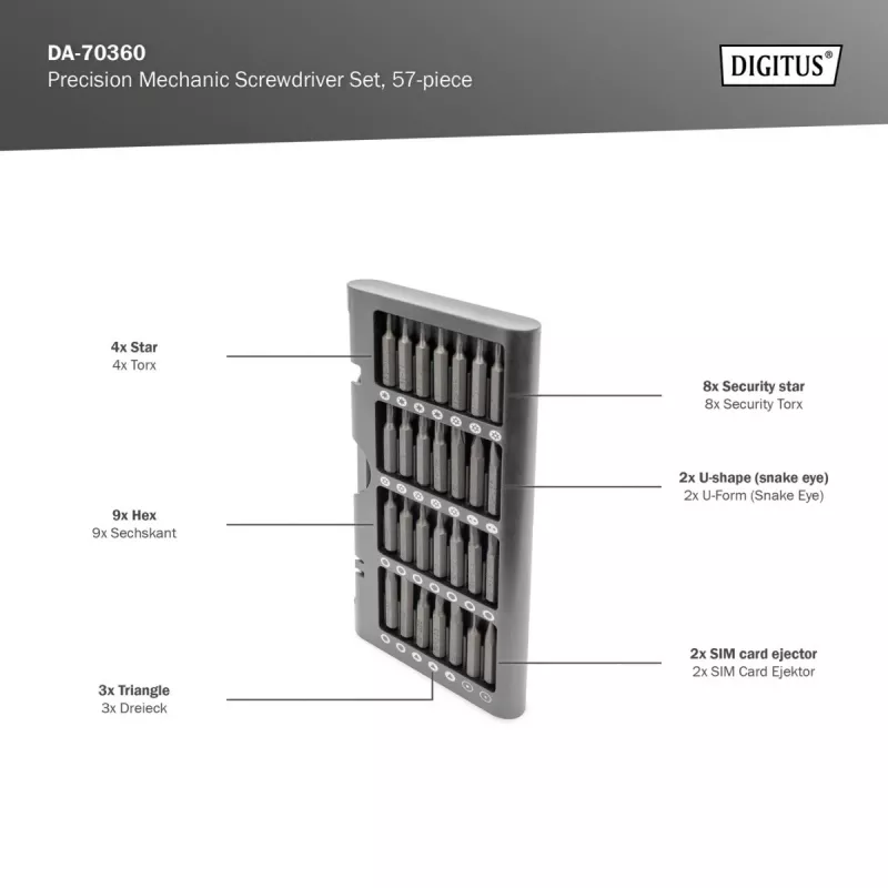 Set de destornilladores DA-70360