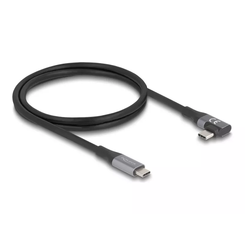Cable USB DeLOCK 81131 1 m USB-C negro 40 Gbit/s
