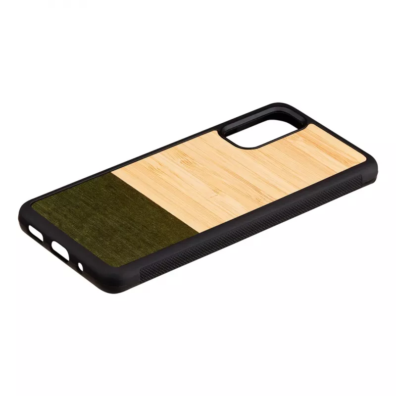 Funda para móvil Man and Wood Galaxy S20 Bosque de bambú Negro — Tapa trasera protectora para Samsung Galaxy S20