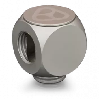 Thermal Grizzly DeltaMate Rotary T – Conector de refrigeración líquida, níquel mate, 1 ud. (TG-DM-FIT-0204)