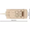 Set de construcción Cobi Abrams M1A2 — 174 piezas, edad recomendada 6+, beige