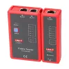 Comprobador de cables de red Unit UT681L para conectores RJ45 y RJ11, comprobación de continuidad y cableado