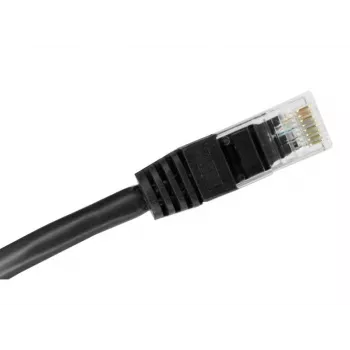 Cable de red Alantec KKU5CZA1 negro 0,25 m Cat5e U/UTP (UTP)