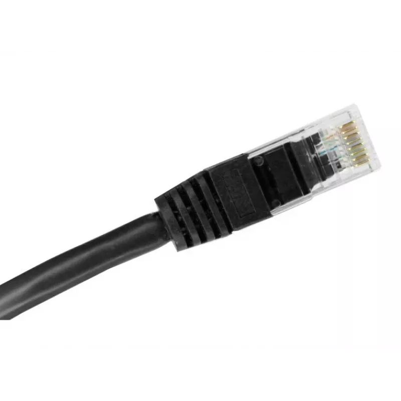 Cable de red Alantec KKU5CZA1 negro 0,25 m Cat5e U/UTP (UTP)