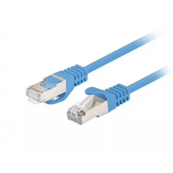 Lanberg PCF6-20CC-0050-B Cable de conexión Cat.6 F/UTP, paquete de 10, 0,5 m, Azul