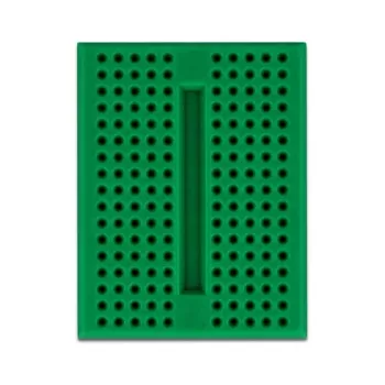 Protoboard DELOCK 18321 — placa de inserción sin soldadura, plástico, 36×46×10 mm, verde