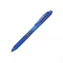 Pentel Energel X - Bolígrafo de gel retráctil - Azul - Azul - Transparente - Plástico - Goma - Goma - Ambidiestro