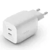 Cargador Belkin WCH013vfWH de interior con carga rápida AC para portátil, smartphone y tablet