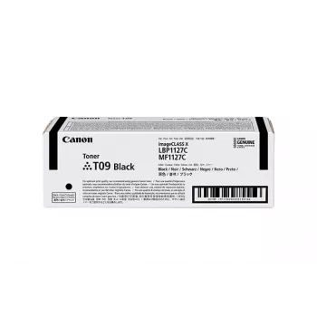 Canon TONER T09 BK cartucho de tóner 1 ud. Original Negro
