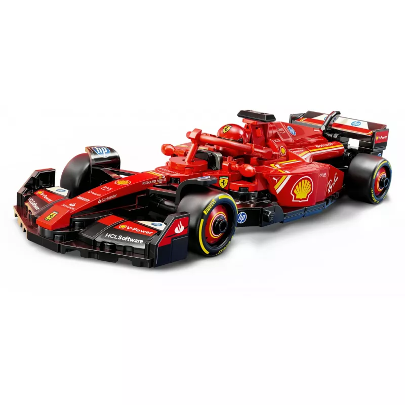 LEGO Speed Champions Set coche de carreras Ferrari SF-24 F1 77242 — 275 piezas, 1 minifigura, 10+ años