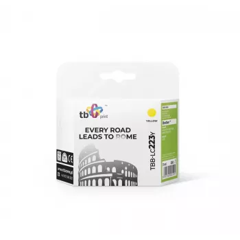 Tinta para Brother LC223 TBB-LC223Y amarilla