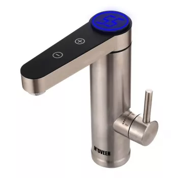 Calentador de agua eléctrico NOVEEN IWH960 3000W acero inoxidable, de sobremesa, indicador LED, IPX4
