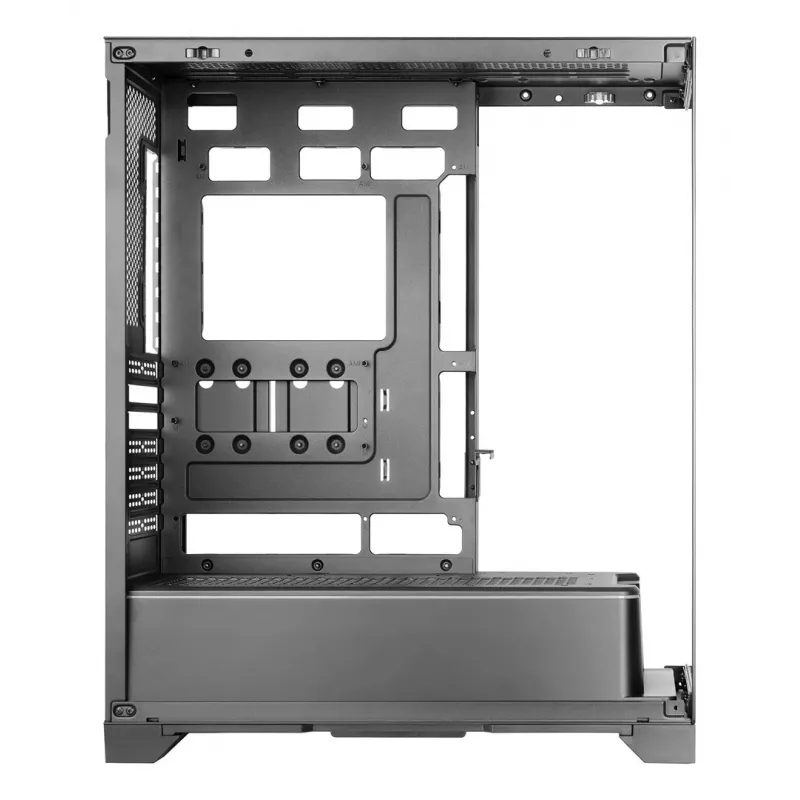 Caja de PC semitorre TACENS Mars Gaming MCPRISMA, negra, cristal templado, compatible con ATX/Micro-ATX/Mini-ITX, 2x bahías de 3,5