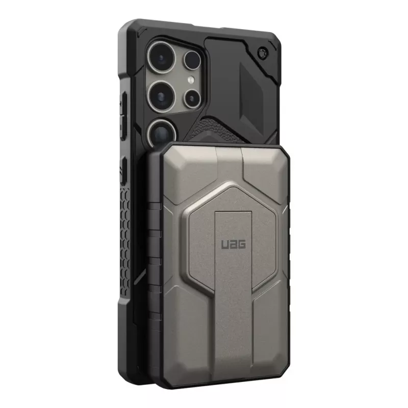 Urban Armor Gear 9B4411114036 Batería externa 10000 mAh Carga inalámbrica Negra, Titanium