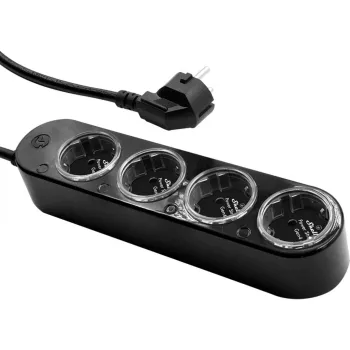 Regleta de enchufes Shelly Plug & Play PS4 Gen4 — 4 enchufes, 12 A por enchufe