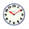 Reloj de pared NeXtime 8151 Boy, Ø43 cm, blanco/azul/negro/rojo