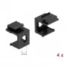 Kit de montaje DELOCK 86810, negro — accesorio de montaje DELOCK 86810