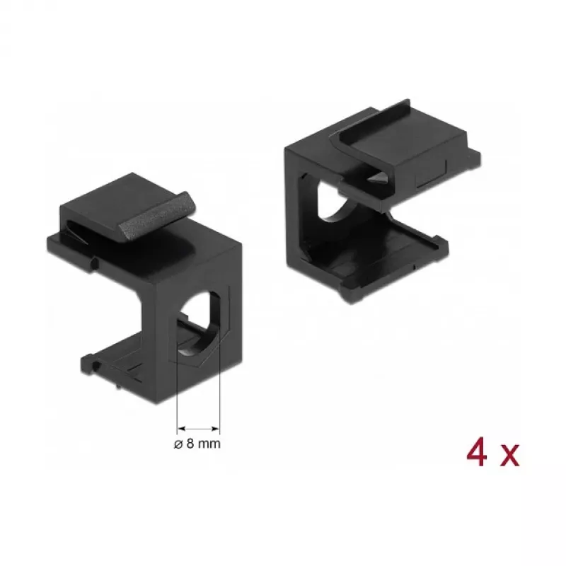 Kit de montaje DELOCK 86810, negro — accesorio de montaje DELOCK 86810
