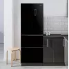 Frigorífico combi French-Door Sam Cook PSC-WG-1020AA/B 351 l, clase energética E, negro