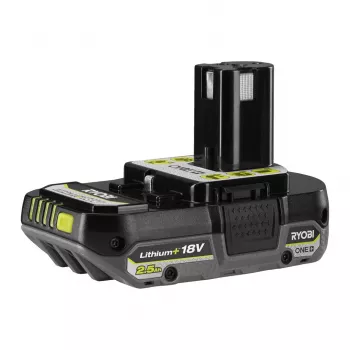 Ryobi RB18L25, batería, litio-ion (Li-Ion), 2,5 Ah, 18 V, negro, verde, 1 ud.