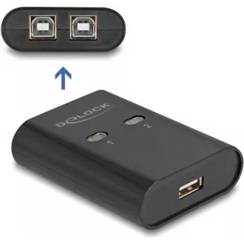 Conmutador de periféricos USB 2.0 DeLOCK