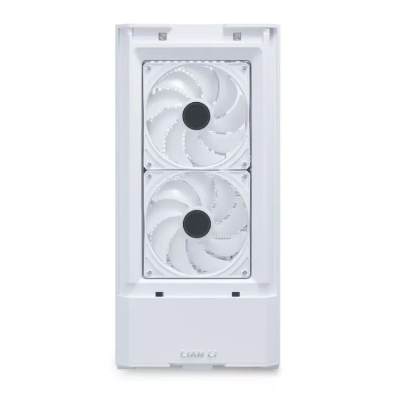 Caja de PC Midi Tower Lian Li LANCOOL 207 — blanca, panel transparente, compatible con ATX/MicroATX/MiniITX, sin fuente de alimentación