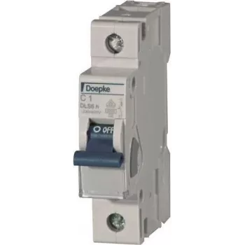 DOEPKE interruptor automático C32A DLS-6H-C32-1-6-KA 6kA 1 polo 230V característica C DLS-6H-C32-1-6-KA (09914206)