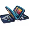 Herlitz TriCase Deep Ocean 31 pzs Azul Poliéster 190x70x115 mm