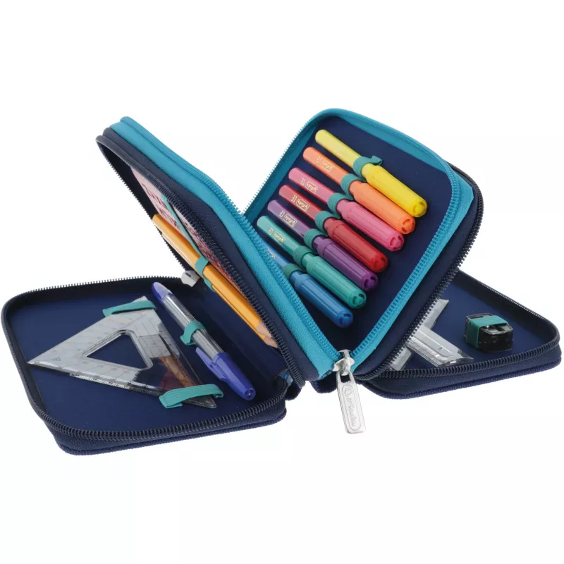 Herlitz TriCase Deep Ocean 31 pzs Azul Poliéster 190x70x115 mm