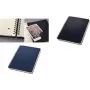 Cuaderno Sigel Conceptum A5 cuadriculado azul oscuro tapa dura CO826
