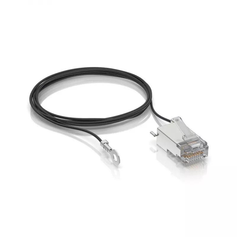 Cable de red Ubiquiti UISP-CONNECTOR-GND 1 m RJ-45 negro