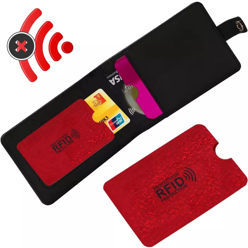 Extralink Funda protectora para tarjetas de crédito, protección antirrobo RFID funda para identificación sin contacto
