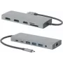 Estación de acoplamiento USB-C Mobilis 12 en 1 100 W Max (020028)
