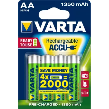Varta Ready2Use HR06 1350 mAh níquel-metal hidruro 1350mAh pila recargable (56746101404)