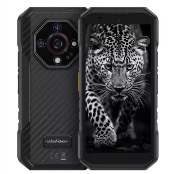 UleFone Armor X32 — 5,65 pulgadas (14,3 cm), Android 14, 6 GB RAM, 128 GB, cámara triple de 48 MP, 5500 mAh, IP68/IP69K, Dual SIM, negro