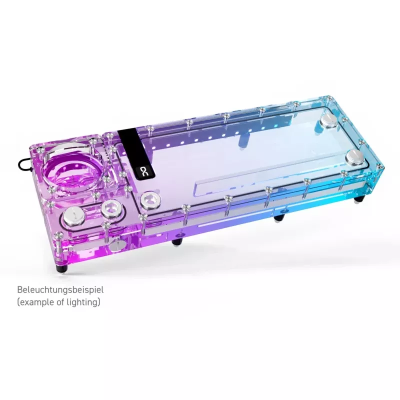 Depósito plano Alphacool Core Flat Reservoir 360, D5/VPP - derecho