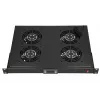 Panel de ventiladores Extralink 19 pulgadas 4 ventiladores con termostato