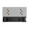 Disipador de CPU por aire SAVIO SAVGCOVORTEXX2ARGB con 4 heatpipes, ventilador ARGB de 120 mm, negro