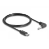 DeLOCK 85393 Cable de alimentación negro 1,5 m USB-C 3,5 x 1,35 mm