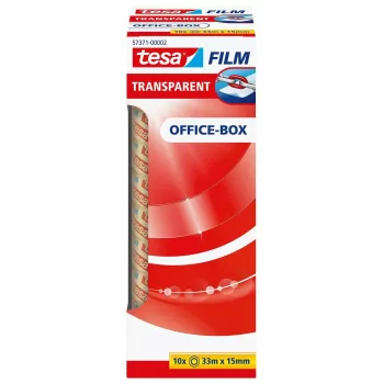 Cinta adhesiva de oficina Tesa 57371-00002-00 transparente 33 m