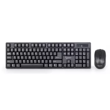 Conjunto de teclado + ratón negro/inalámbrico