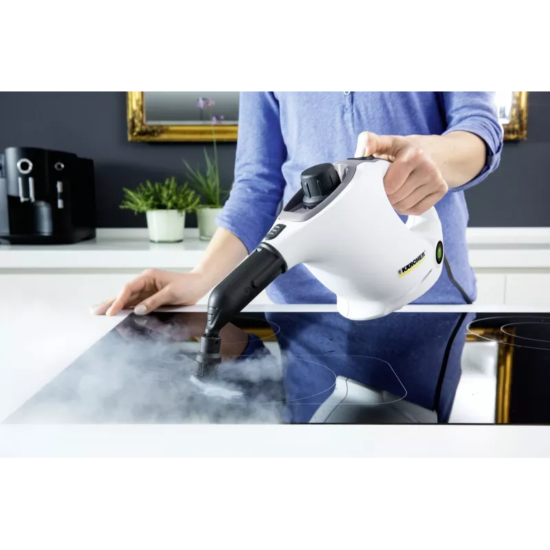 Limpiador a vapor portátil Kärcher SC 1 EasyFix 1200 W Negro, Blanco