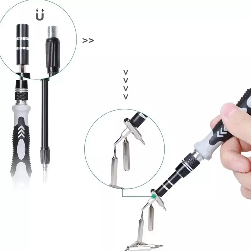Juego de destornilladores de precisión Extralink, destornilladores Torx 120 en 1