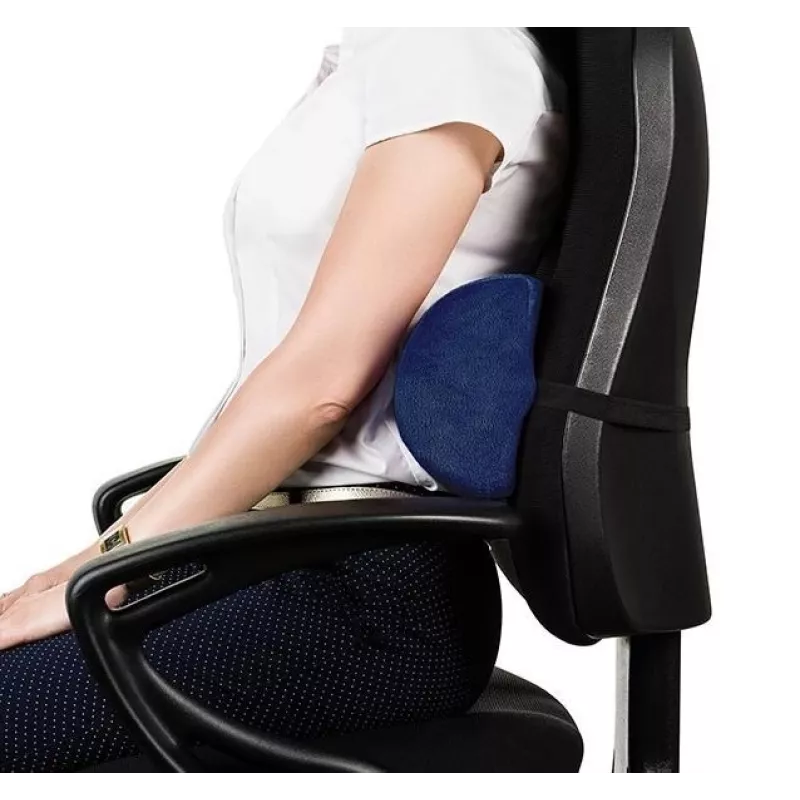 Qmed Medio rodillo lumbar, almohada lumbar