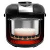 Olla arrocera GASTROBACK Rice Control Low Carb & Steam, 3 L, 450 W, negra/acero inoxidable