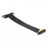 Delock Riser Card PCI Express x4 macho acodado 90 grados a slot x4 acodado 90 grados, cable de 60 cm