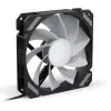 SHARKOON SHARK Mirror RGB PWM Reverse 120 mm ventilador de caja, 1500 RPM, negro