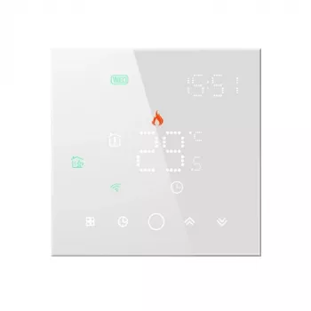 Termostato programable TUYA WiFi, blanco